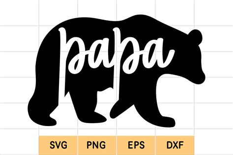 Papa Bear Graphic By Anuchasvg · Creative Fabrica