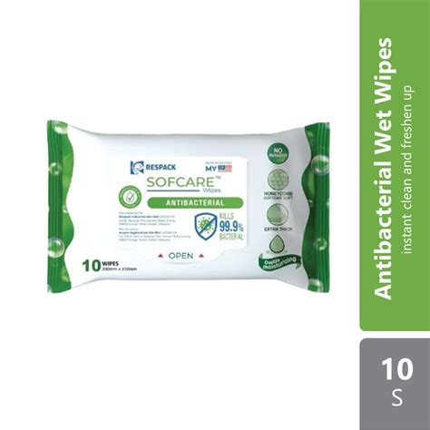 Sofcare Antibacterial Wet Wipes 10s Alpro Pharmacy