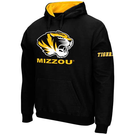 Missouri Tigers Stadium Athletic Big Logo Pullover Hoodie Black