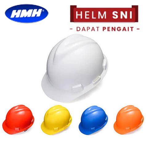 Jual Safety Helm Helmet Safety Proyek Lengkap Sni Orange Putih Kuning