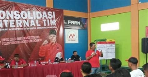 Menangkan Ganjar Mahfud Md Dua Caleg Pdi Perjuangan Gelar Konsolidasi