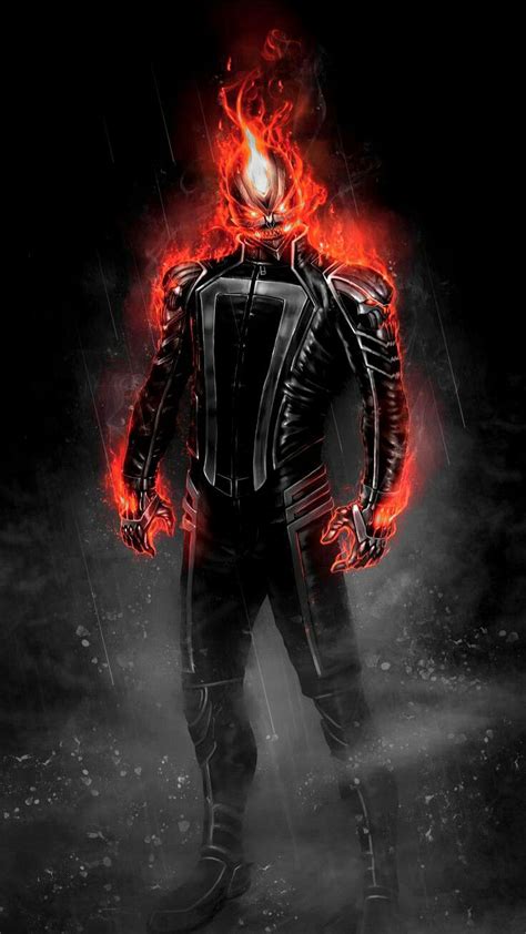 Superhero Ghost Rider Marvel S Hero Art 1080×2160 Wallpaper Artofit