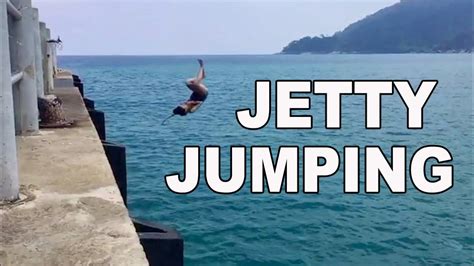 Jetty Jumping In Malaysia Youtube