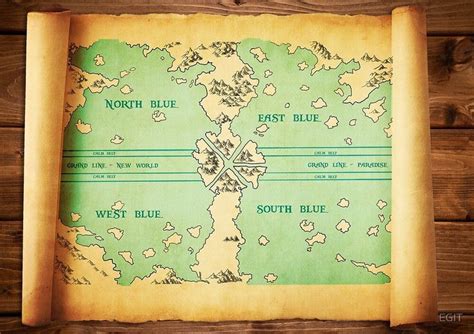 One Piece New World Map - Map