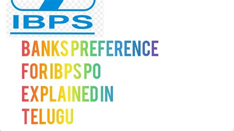 Bank Preference Order For Ibps Po Explained In Telugu YouTube