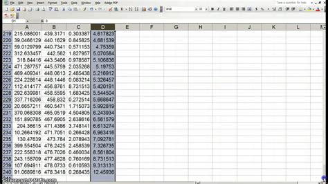 Working With Data From A Random Simulation In Ms Excel Youtube