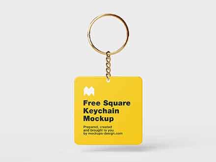 Free Keyring Mockups