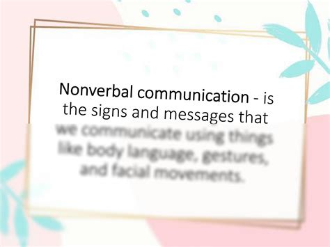 Solution Verbal And Nonverbal Communication Studypool