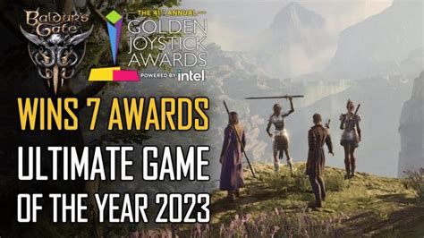 Baldurs Gate 3 Wins 7 Golden Joystick Awards Including Ultimate Goty