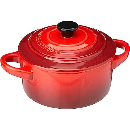 Le Creuset Set de 4 Mini Cocottes Rondes en Céramique 10 cm 200 ml