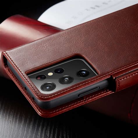 For Samsung Galaxy S21 Ultra Plus Removable Leather Wallet Magnetic