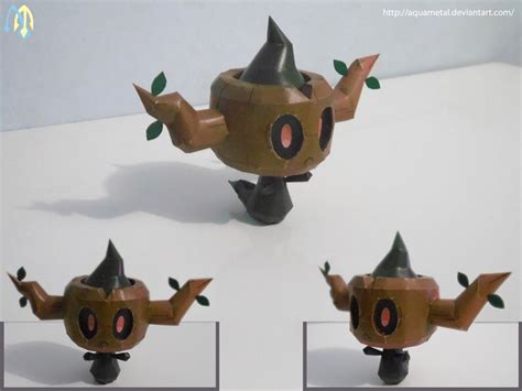 Phantump Papercraft By Aquametal On Deviantart Papercraft Pokemon