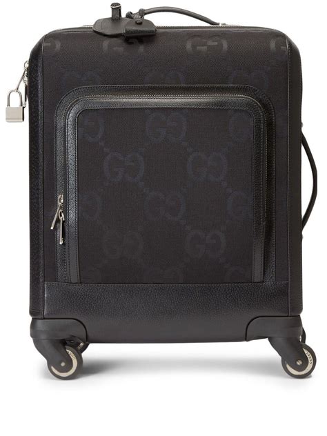 Gucci Gg Pattern Small Cabin Trolley In Black For Men Lyst