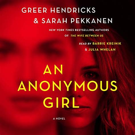 An Anonymous Girl Audible Audio Edition Greer Hendricks