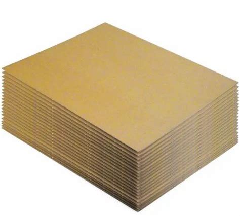 Brown Corrugated Packaging Sheet GSM 120 At Rs 4 Sheet In Kalyan ID