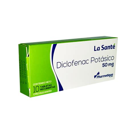 Diclofenac Potasico Mg Tabletas Adulto La Sante Gran Feria Pzo