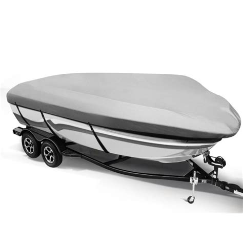 14 - 16 foot Waterproof Boat Cover - Grey