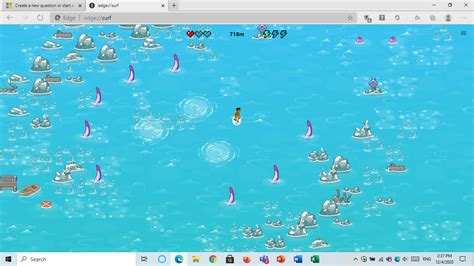 In Edge Surf Game We Can Become The Octopus Microsoft Community