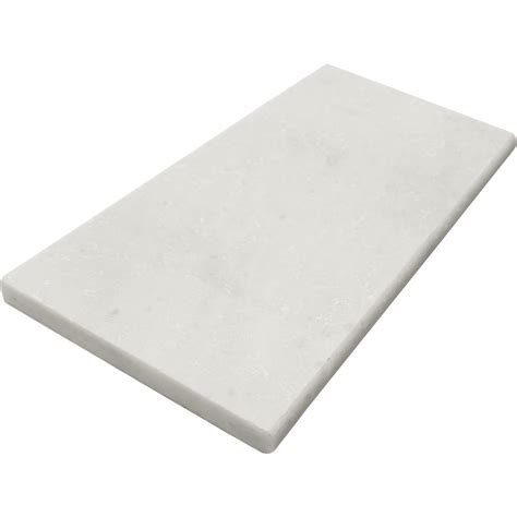 X Snow White Tumbled Bullnose Coping Keystone Tile