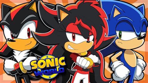 Sonic And Shadow Meet Female Shadow Shadie Plays Sonic World Ft