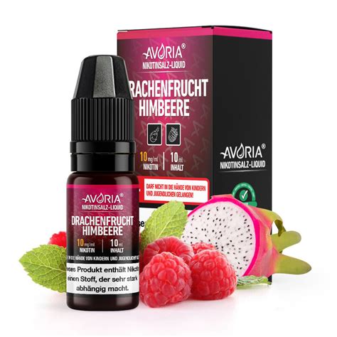 Avoria Drachenfrucht Himbeere Nikotinsalz 10ml Bei Avoria Liquids