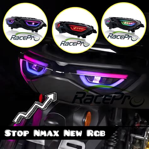 Jual Lampu Stop Nmax New Rgb Mode Model Xmax Stoplamp Nmax New Lampu