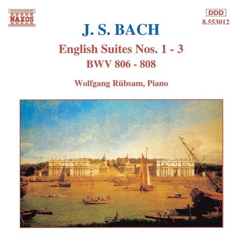 Johann Sebastian Bach Englische Suiten Bwv Cd Jpc