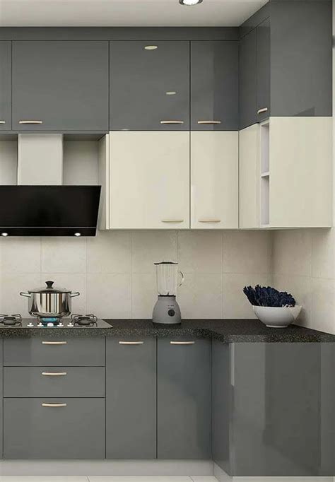 Parallel Kitchen With Pooja Unit Kitchen Laminates Design L Shape