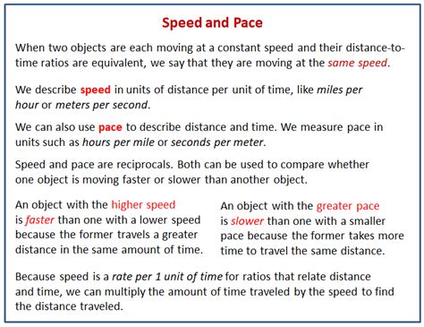 Constant Speed Examples