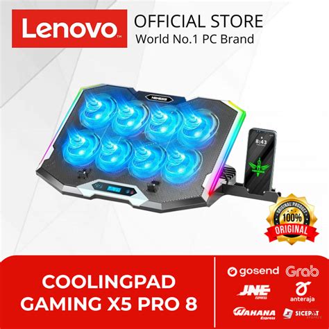 Jual COOLINGPAD GAMING NYK NEMESIS X5 PRO 8 FAN RGB WINTER FROST