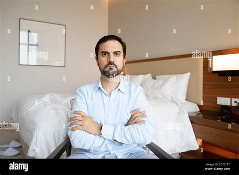 Portrait Of An Angry Middle Aged Man Stock Photo Alamy