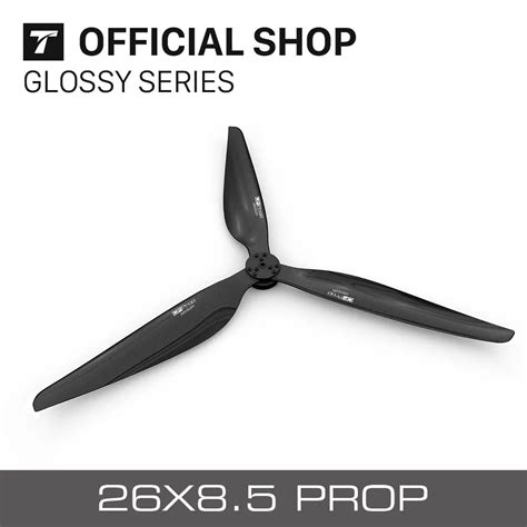 T Motor G26 8 5 Cf High Quality Three Blade Uav Blade Carbon Fiber