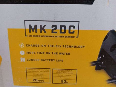 Minn Kota MK 2DC On Board Alternator Battery Charger - Sierra Auction ...