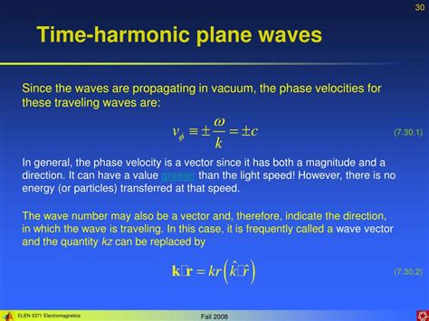 Ppt Lecture 7 Helmholtz Wave Equations And Plane Waves Powerpoint