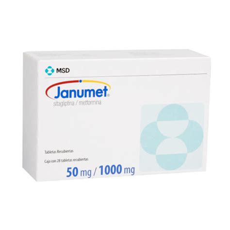 Janumet 50mg 1000mg Sitagliptina Metformina Farmacias Julios Panamá