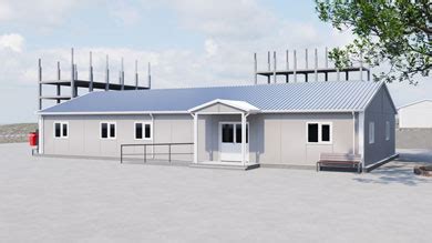 Prefabricated Social Facilities Buildings Makro Prefabricated