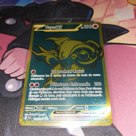 Carte Pokemon Yuyu EX 241 091 GOLD Neuve destinées de paldéa EV4 5 FR