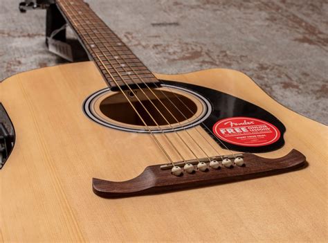 Fender Acoustic Cd Sce Natural Fanatic Guitars