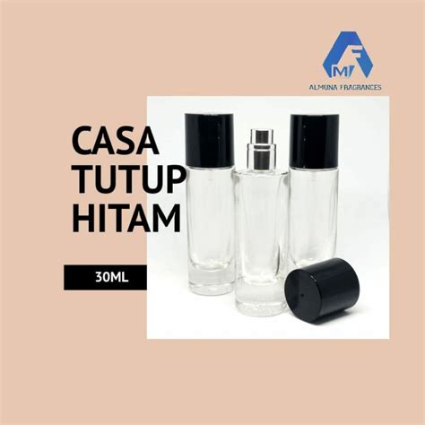 Jual Botol Parfum Casa Tutup Hitam Ml Shopee Indonesia