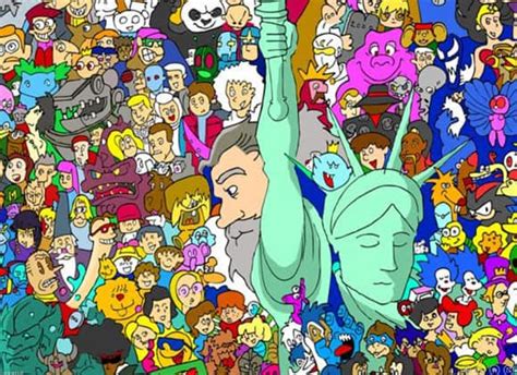 George Stroumboulopoulos Tonight | IMAGES OF THE DAY: 2,500 Cartoon Characters In One (Huge) Drawing