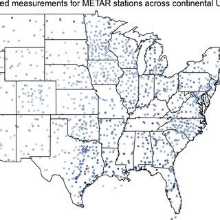 Locations of ceilometer stations utilized in this study across the ...