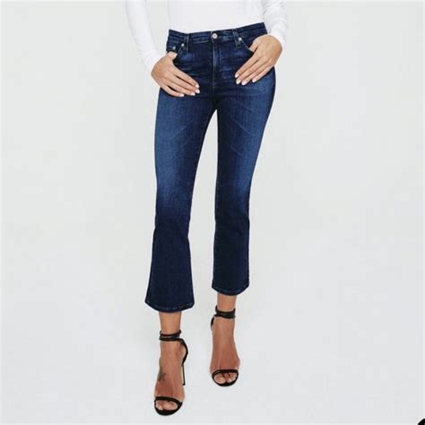 Ag Adriano Goldschmied Jeans Ag Jodi High Rise Flare Crop Jean