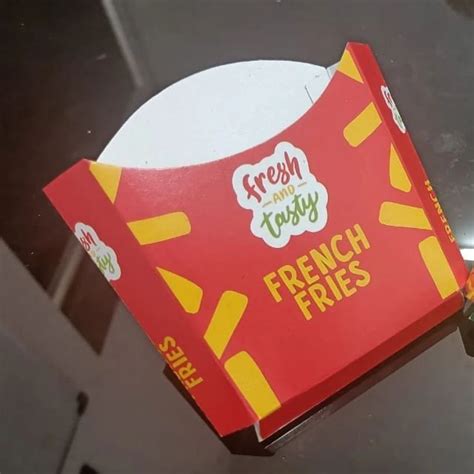 Paper French Fries Packaging Box 150 Gm At Rs 5 Piece In Chandigarh