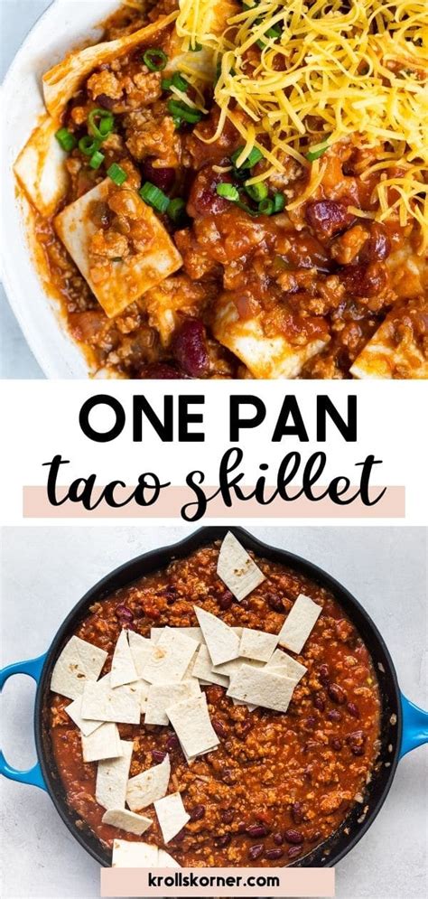 Taco Skillet One Dish Dinner Thats Easy And Tasty Video