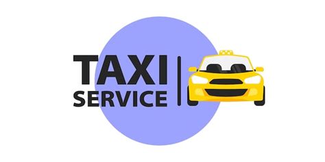 Insignia De Servicio De Taxi Puntero De Mapa De Taxi Icono Vectorial