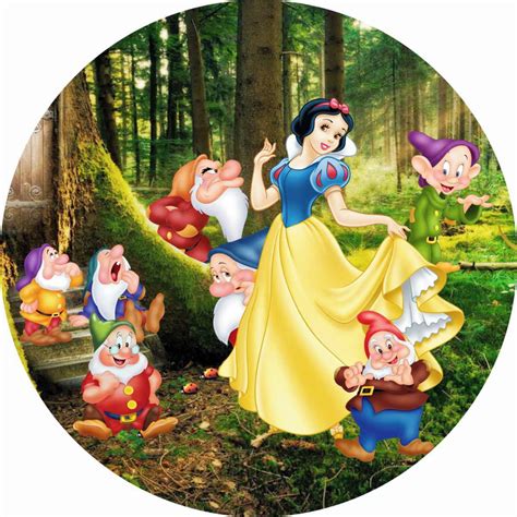 Painel Redondo Branca De Neve Elo Produtos Especiais