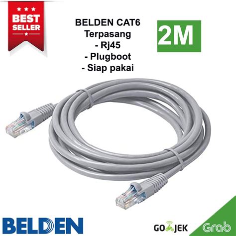 Jual Kabel Lan 2 Meter Cat 6 Belden Jaringan Internet Wifi Terbaik