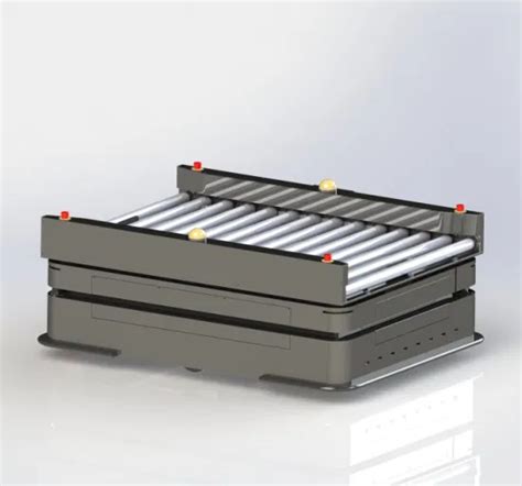 Automated Mobile Roller Conveyor Agv For Industry Material Handling