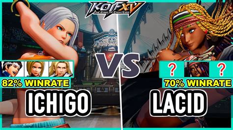 KOF XV Ichigo Andy Blue Mary Shingo Vs Lacid Darli Random YouTube