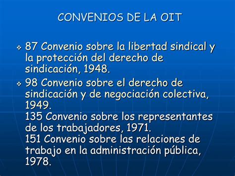 Ppt Convenios De La Oit Powerpoint Presentation Free Download Id